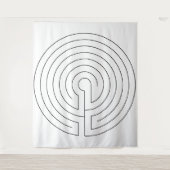 Eenvoud Tapijt Wandkleed (Voorkant)