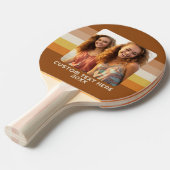 Eenvoudig 1 fotosjabloon - Warm kleurenkader - Tek Tafeltennisbatje (Voorkant Gekanteld)
