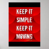 Eenvoudig, 20x28 Poster verplaatsen (Voorkant)