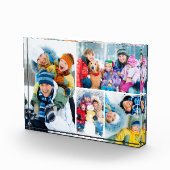 Eenvoudig 4 foto collage acryl fotoblok (Rechts)