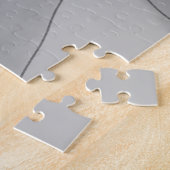 eenvoudig aangepast BLACK mandala monogram voeg jo Legpuzzel (Zijkant)