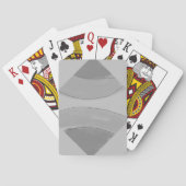 eenvoudig aangepast BLACK mandala monogram voeg jo Pokerkaarten (Achterkant)