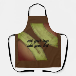 eenvoudig aangepast BLACK mandala monogram voeg jo Schort