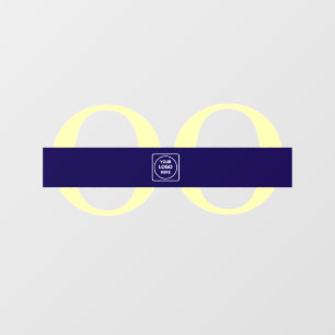 Eenvoudig aangepast logo Minimaal deur bord Raamsticker