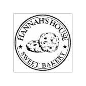 Eenvoudig aangepast logo rubberstempel (Afrduk)