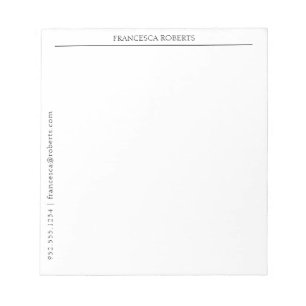 Eenvoudig aangepast Notitieblok