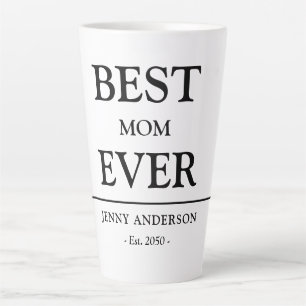 Eenvoudig aangepast ontwerp Beste moeder ooit Moed Latte Mok