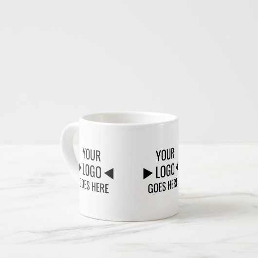 Eenvoudig aangepaste zakelijke Logo Espresso Kop (Voorkant links)