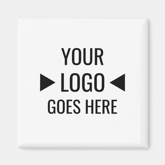 Eenvoudig aangepaste zakelijke Logo Magneet (Voorkant)