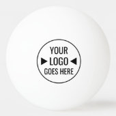 Eenvoudig aangepaste zakelijke Logo Pingpongballen (Voorkant)