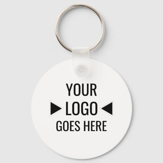 Eenvoudig aangepaste zakelijke Logo Sleutelhanger (Voorkant)