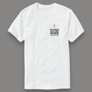Eenvoudig Aanpasbaar Leeg Zakelijk Bedrijfs- T-shirt