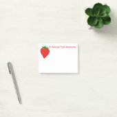 Eenvoudig aardbeienaangepaste Post-it-notities Post-it® Notes (Kantoor)