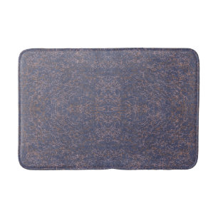 Eenvoudig Abstract Draad Art Blauw Patroon Badmat