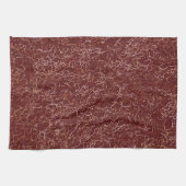 Eenvoudig Abstract Draad Art Rood Patroon Theedoek (Horizontaal)