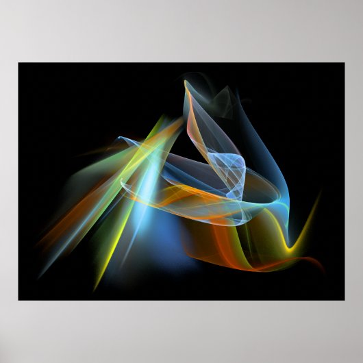 'Eenvoudig Abstract' Poster (Voorkant)