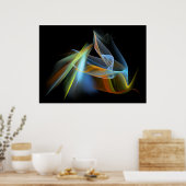 'Eenvoudig Abstract' Poster (Keuken)