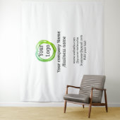 eenvoudig add your logo gold sociale website wandkleed (In situ)