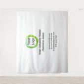 eenvoudig add your logo gold sociale website wandkleed (Voorkant)