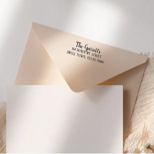 Eenvoudig adres Scripting Return Zelfinktende Stempel