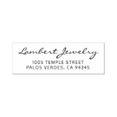 Eenvoudig adres voor directeuren script  zelfinktende stempel (Design)