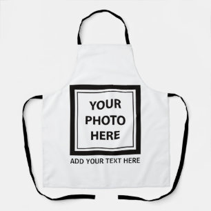 Eenvoudig Afbeelding uploaden Foto & Tekst toevoeg Schort