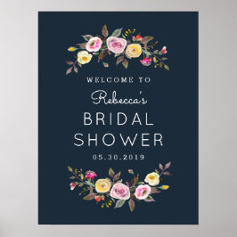 Eenvoudig afdrukken van  bruiloft-douches poster