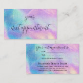 Eenvoudig Afsprakenkaartje (Voorkant / Achterkant)