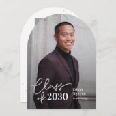 Eenvoudig Afstuderen bewerkbare kleuren Kaart (Voorkant / Achterkant)