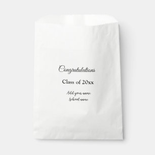 Eenvoudig afstuderen felicitaties Minimale add cla Bedankzakje