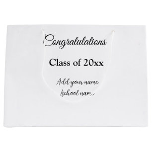 Eenvoudig afstuderen felicitaties Minimale add cla Groot Cadeauzakje