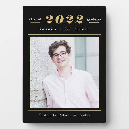 Eenvoudig Afstuderen met KLEURENKLASSE Fotoplaat (voorkant)