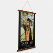Eenvoudig Afstuderen Stijlvolle Modern Afstuderen  Hangend Wandkleed (Gebogen)