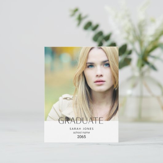 Eenvoudig Afstuderen voor foto's van studenten (Staand voorkant)