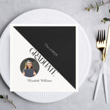 Eenvoudig Afstuderen zwart en wit