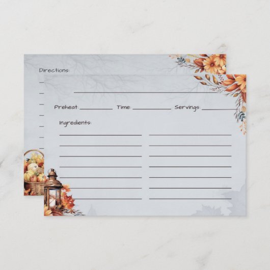 Eenvoudig als Pie Basic Recept Kaart (Voorkant / Achterkant)