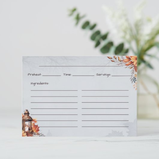 Eenvoudig als Pie Basic Recept Kaart (Staand voorkant)