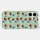 Eenvoudig Amerikaans Football Case-Mate iPhone Case (Achterkant (horizontaal))