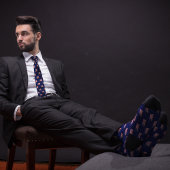 Eenvoudig Amerikaans vlagpatroon Stropdas