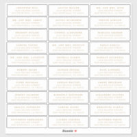 Eenvoudig Antiek gouden monogram Elegant Huwelijk