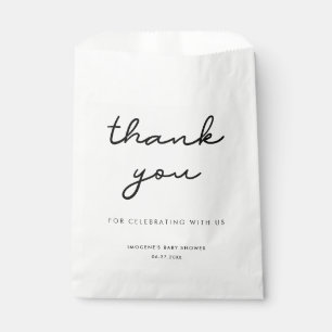 Eenvoudig Baby shower Bedankzakje