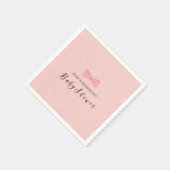 Eenvoudig Baby shower van de roze roze rok Servet (Hoek)