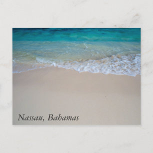 Eenvoudig Bahamaans strand Briefkaart