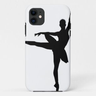 Eenvoudig Ballet Zwart Wit Ballerina iPhone 11 Hoesje