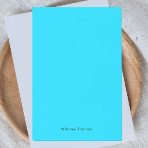 Eenvoudig Basis Modern Minimalistisch Helderblauw Post-it® Notes