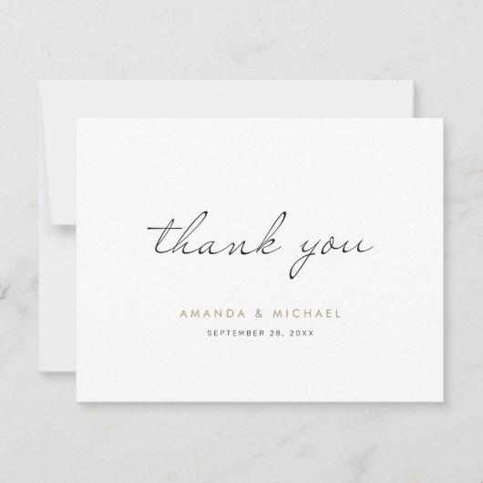 Eenvoudig Bedankkaart (Voorkant)