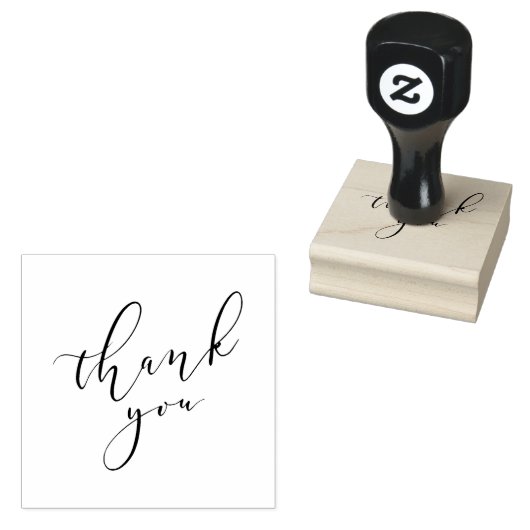 Eenvoudig bedankt dat je de rubberstempel hebt ged 	rubberstempel (Gestempeld)