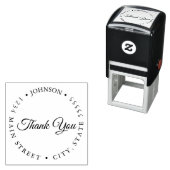 Eenvoudig bedankt dat je het label zelf-inkend ste  zelfinktende stempel (In situ)
