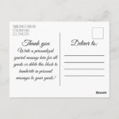 Eenvoudig bedankt voor de Briefkaart (Achterkant)