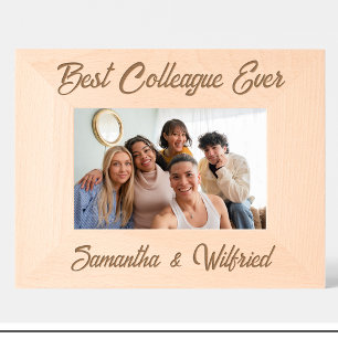 Eenvoudig Beste Collega ooit Naam Op Maat Gemaakte Gegraveerde Lijstjes
